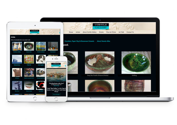 Cortile Gallery Website